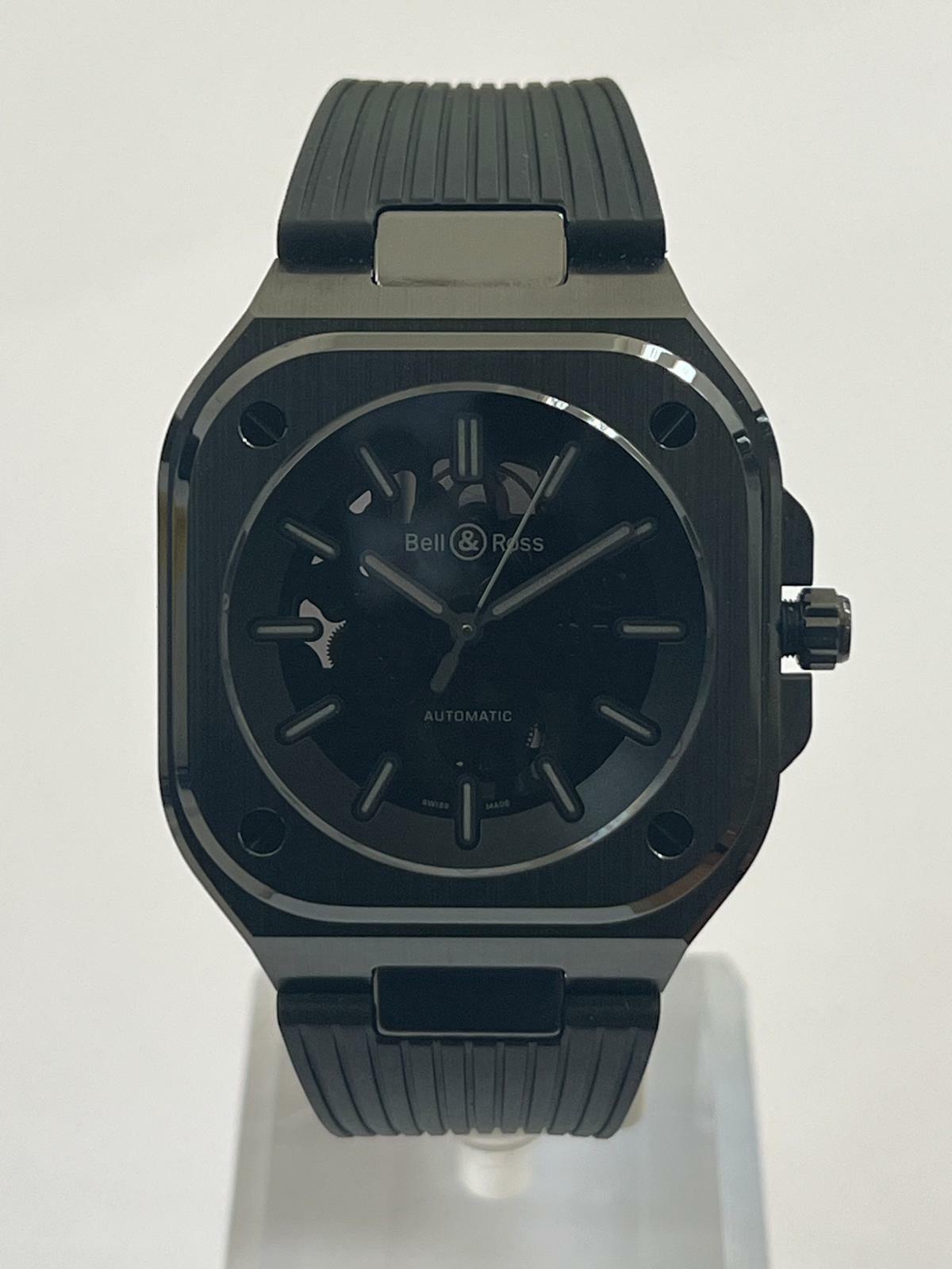 Bell and Ross Br-05 Automatic Black Dial Mens Watch BR05A-PH-SK-CE/SRB