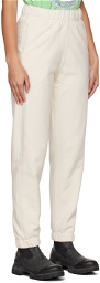 GANNI Off-White Software Elasticized Cuff Lounge Pants