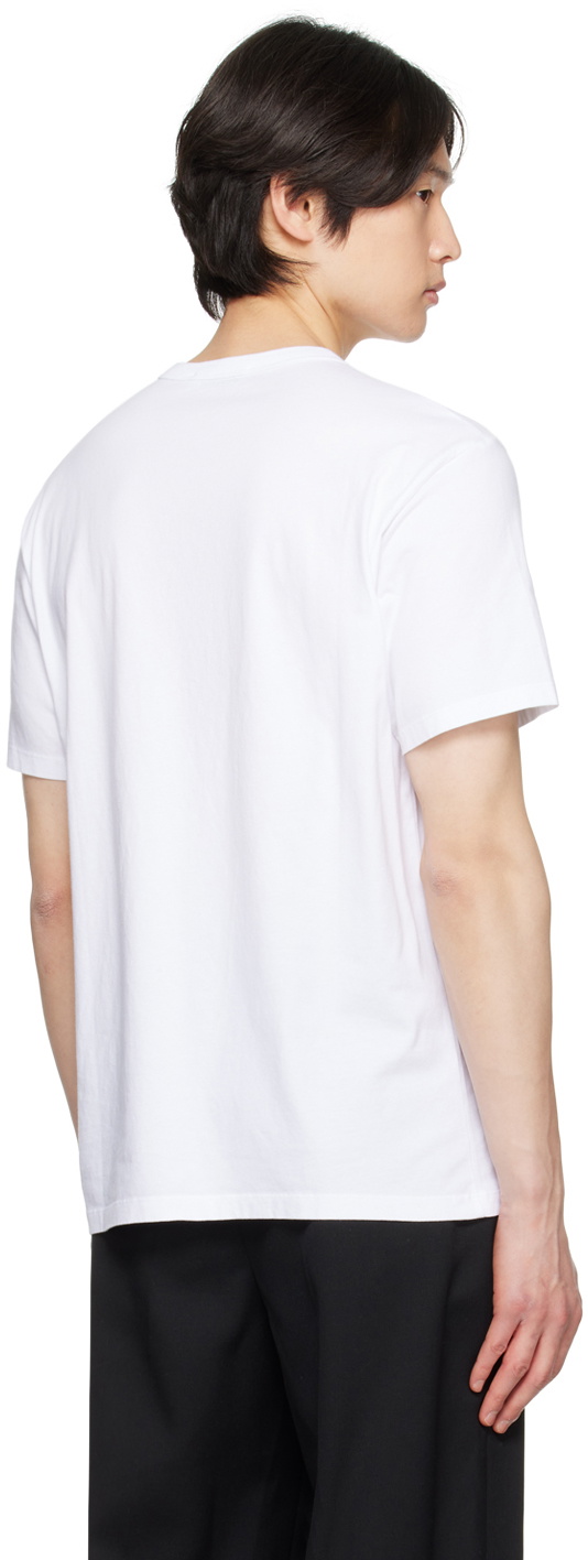 即配★MAISON KITSUNE TEE SHIRT VAN MIERLO WILD FOX CLASSIC白 Maison Kitsuné White Rop Van Mierlo Edition Fox T-Shirt