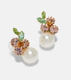 Jennifer Behr Vivi embellished floral earrings