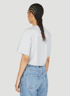 Rabanne Logo Print Cropped T-Shirt