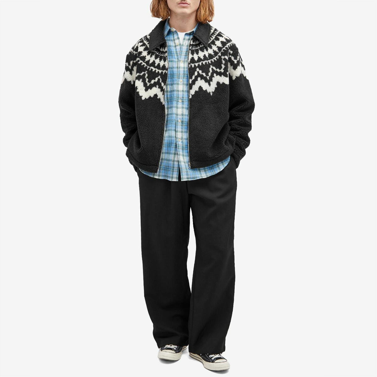 Uniform Experiment Men's Sherpa Jacket in Black