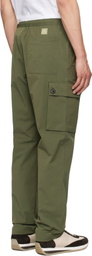 PS by Paul Smith Khaki Button Pocket Cargo Pants
