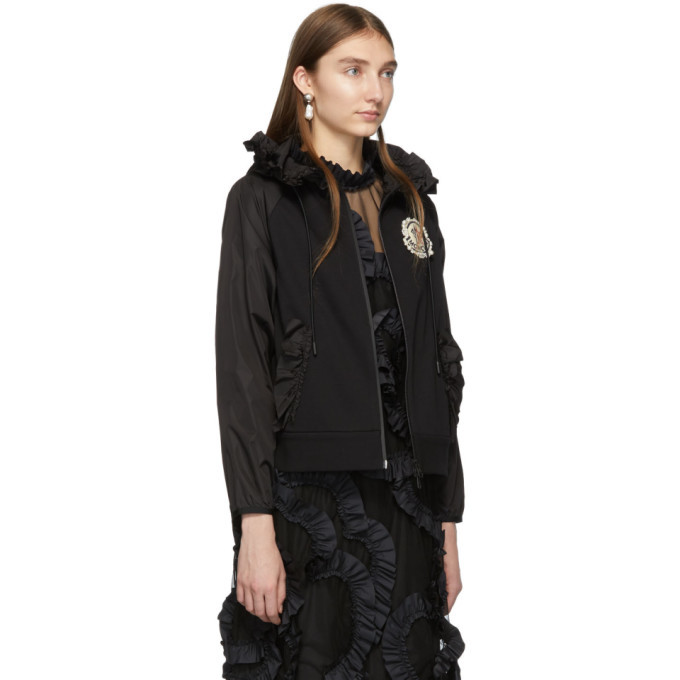 Moncler Genius 4 Moncler Simone Rocha Black Ruffle Jacket Moncler