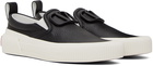 Valentino Garavani Black Slip-On VLogo Sneakers