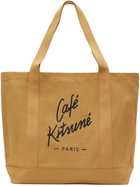 Maison Kitsuné Yellow 'Café Kitsuné' Tote