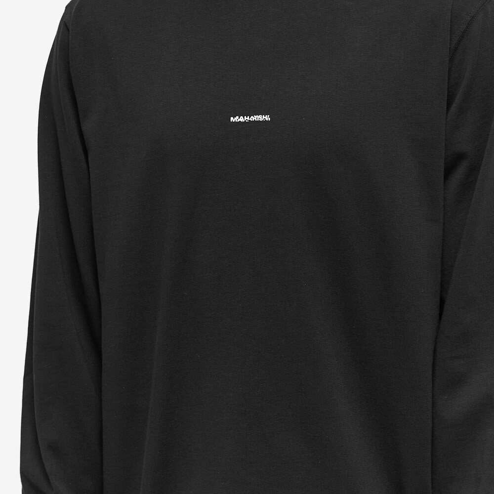 Maharishi Men's Long Sleeve Micro T-Shirt in Black Maharishi