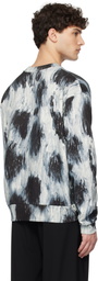 Marni Gray Scribble Logo Organic Sweatshirt