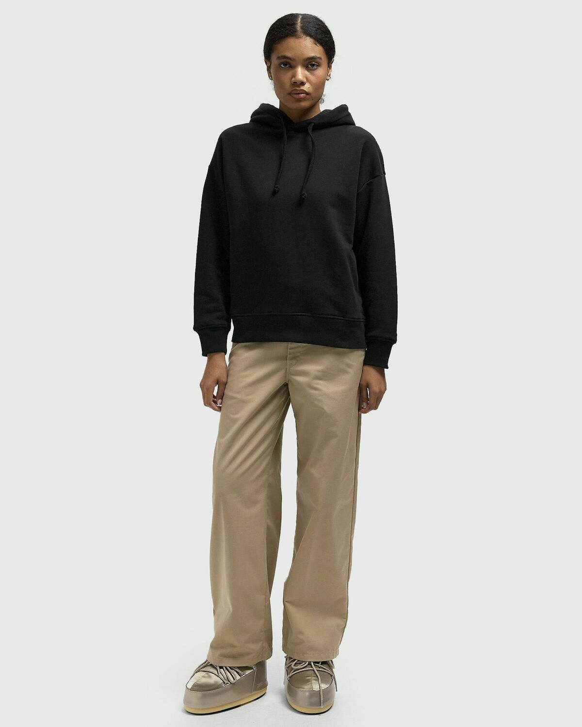 CLOSED RELAXED HOODIE Black Womens Hoody