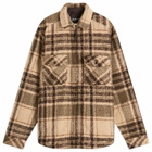 KAVU Men's McCord Creek Fleece Overshirt in Moonstone