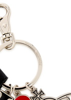 Vivienne Westwood I Love Orb Silver-plated Keyring - Black - One Size