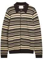 NN07 Nolan Striped Cotton Polo Shirt Multicoloured 1