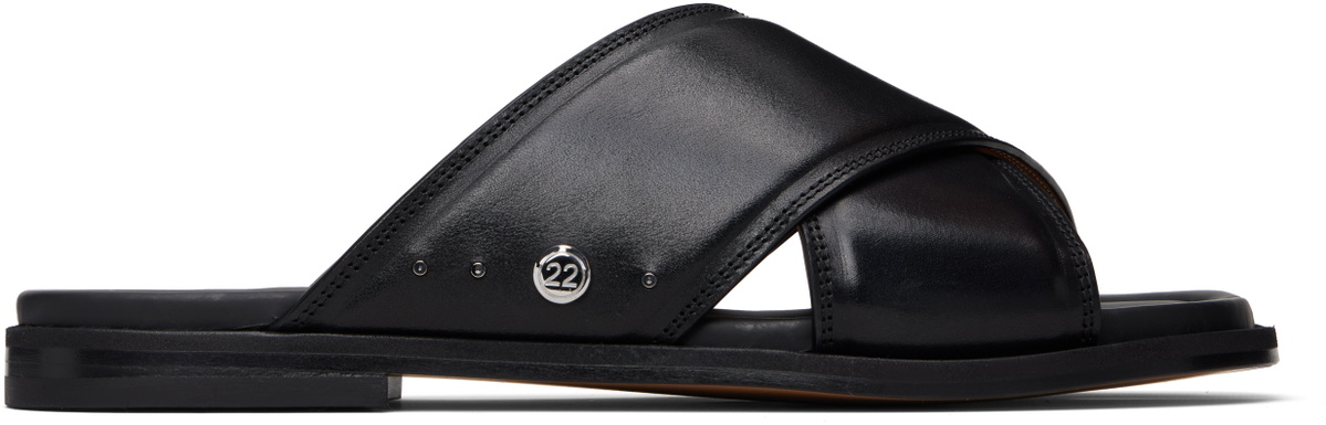 Maison Margiela 22 Nylon Future Slide Sandal Black Maison Margiela