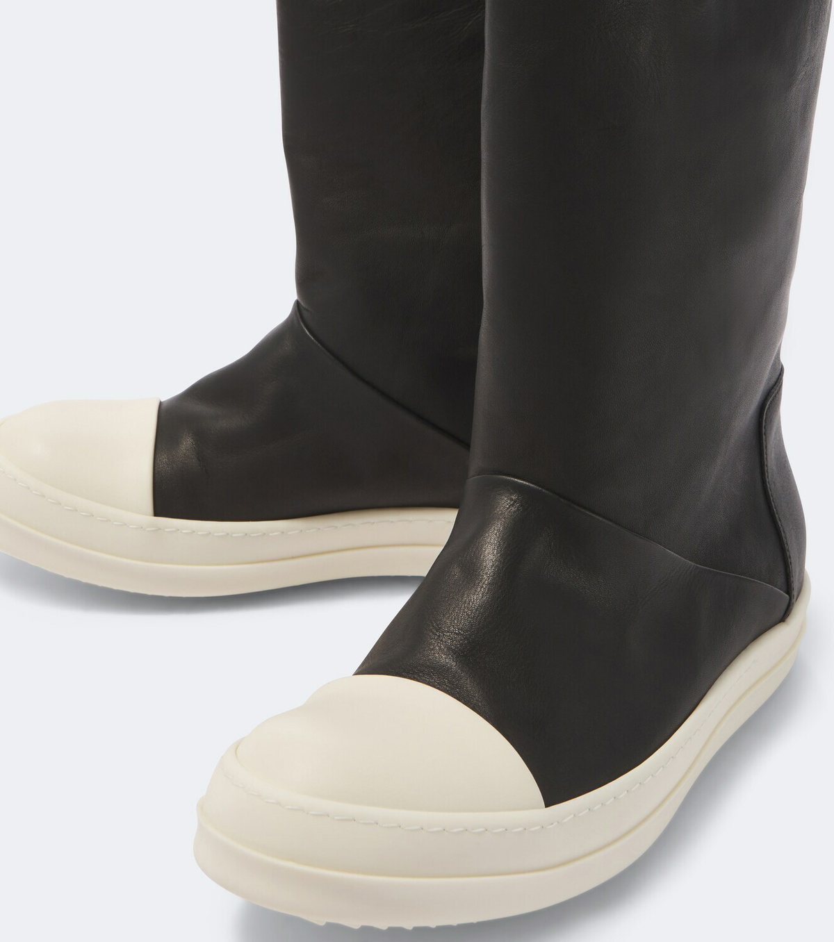 Rick Owens Sneakwaders leather boots