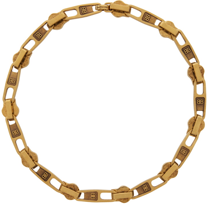 Photo: Balenciaga Gold Zip Necklace