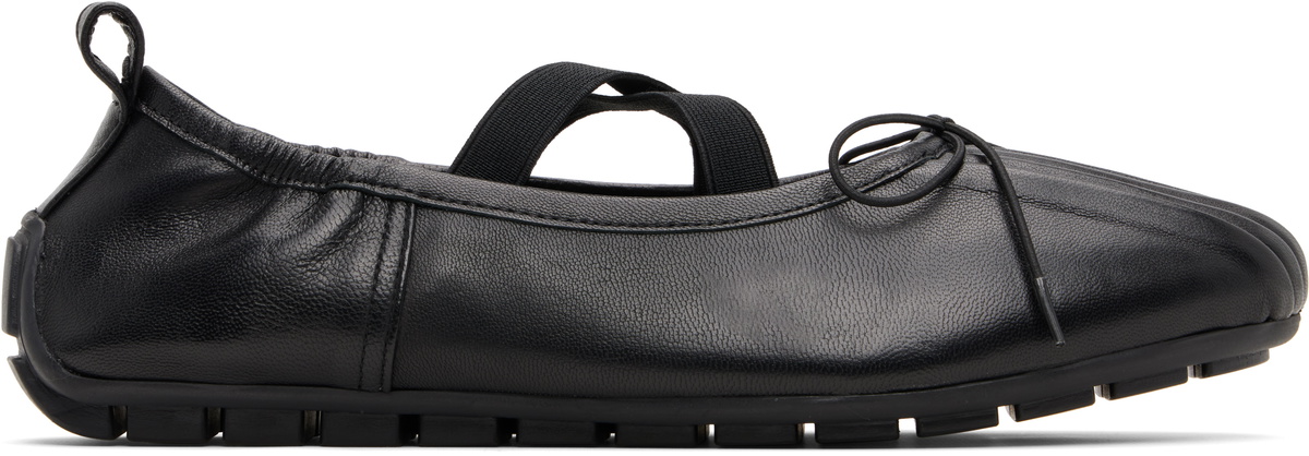 Simone Rocha Black Grip Ballerina Flats