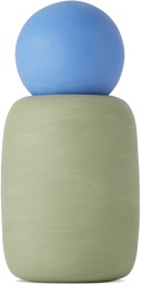 ÅBEN Green & Blue Porcelain O Jar