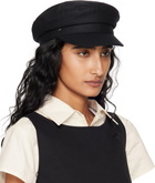 Weekend Max Mara Black Angora Cap
