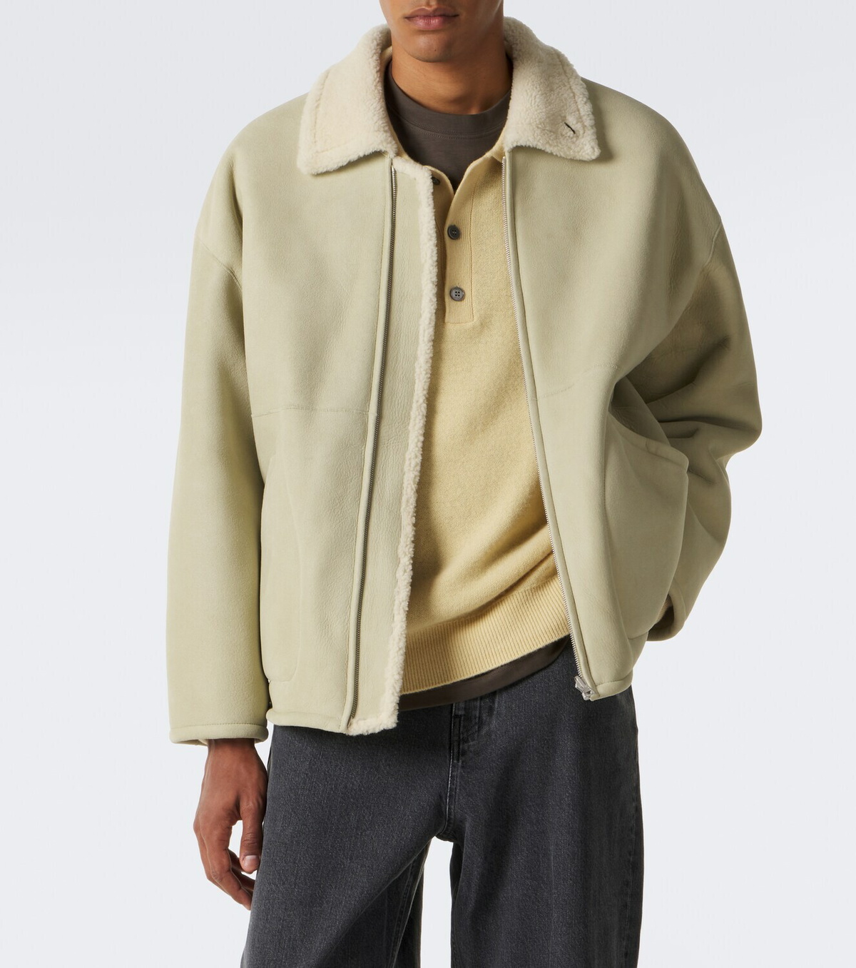 Auralee Reversible shearling jacket