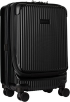 master-piece Black Trolley Suitcase