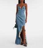 Blumarine Denim maxi dress