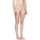 Le Petit Trou Beige Confiance High-Waisted Briefs