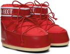 Moon Boot Red Icon Low Boots