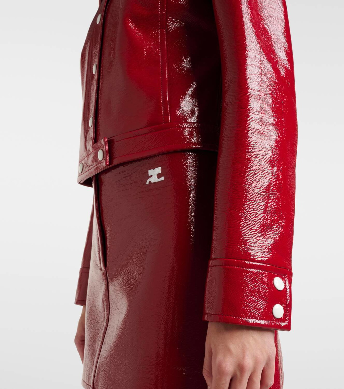 【Courreges】REEDITION VINYL JACKET ブルゾン REEDITION VINYL JACKET - courrèges