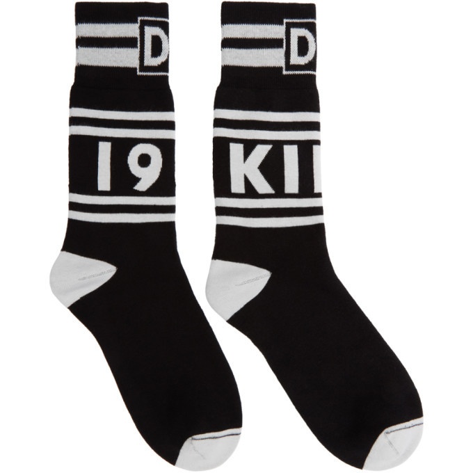 Photo: Dolce and Gabbana Black and White King 1984 Socks