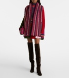 Pucci Striped wool-blend miniskirt