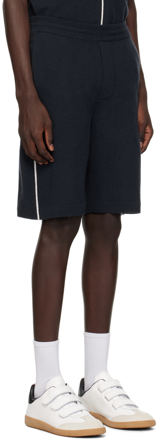 LISA YANG Navy 'The Ollie' Shorts