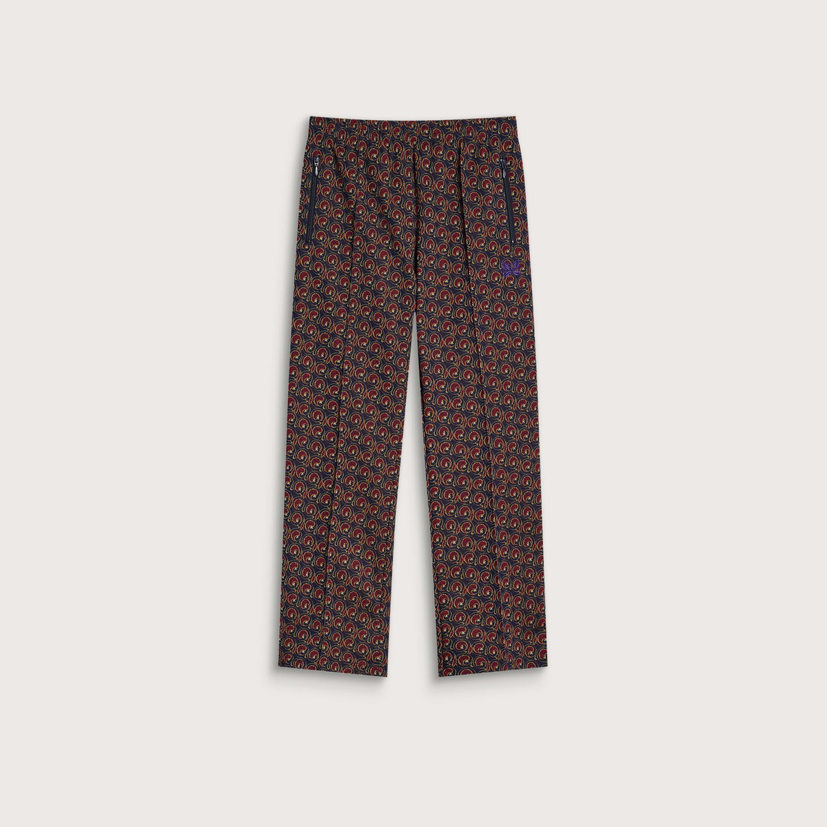 Needles Men's Poly Jacquard Track Pants in Vortex