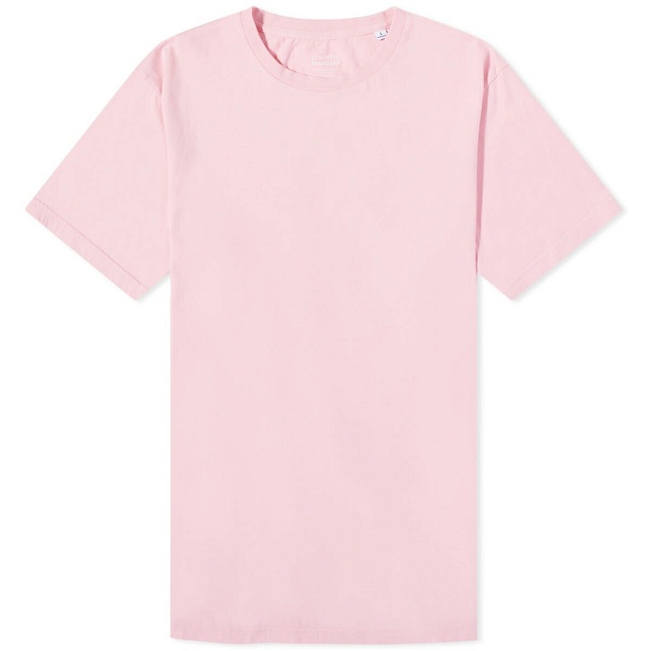 Photo: Colorful Standard Men's Classic Organic T-Shirt in Flamingo Pink