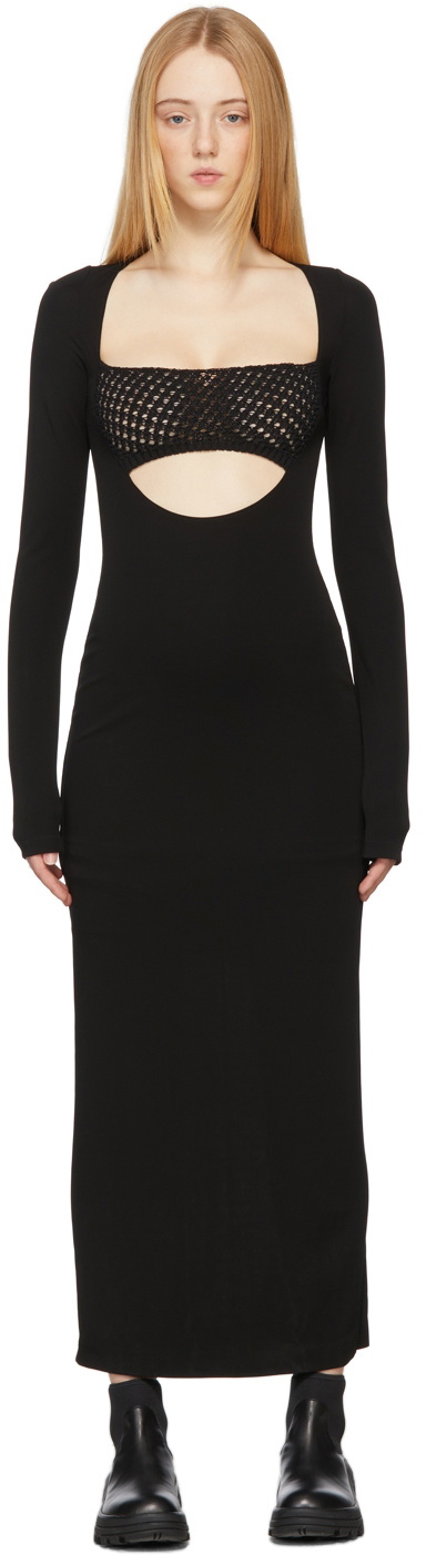 1017 ALYX 9SM Black Macrame Long Dress