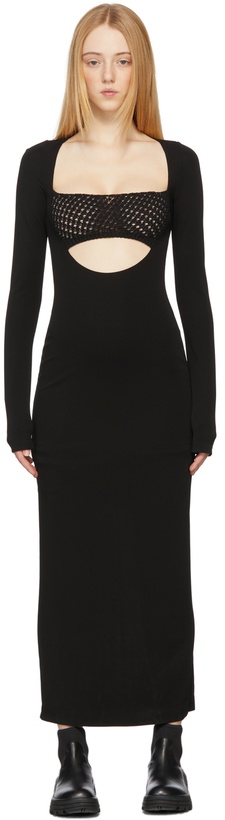 Photo: 1017 ALYX 9SM Black Macrame Long Dress