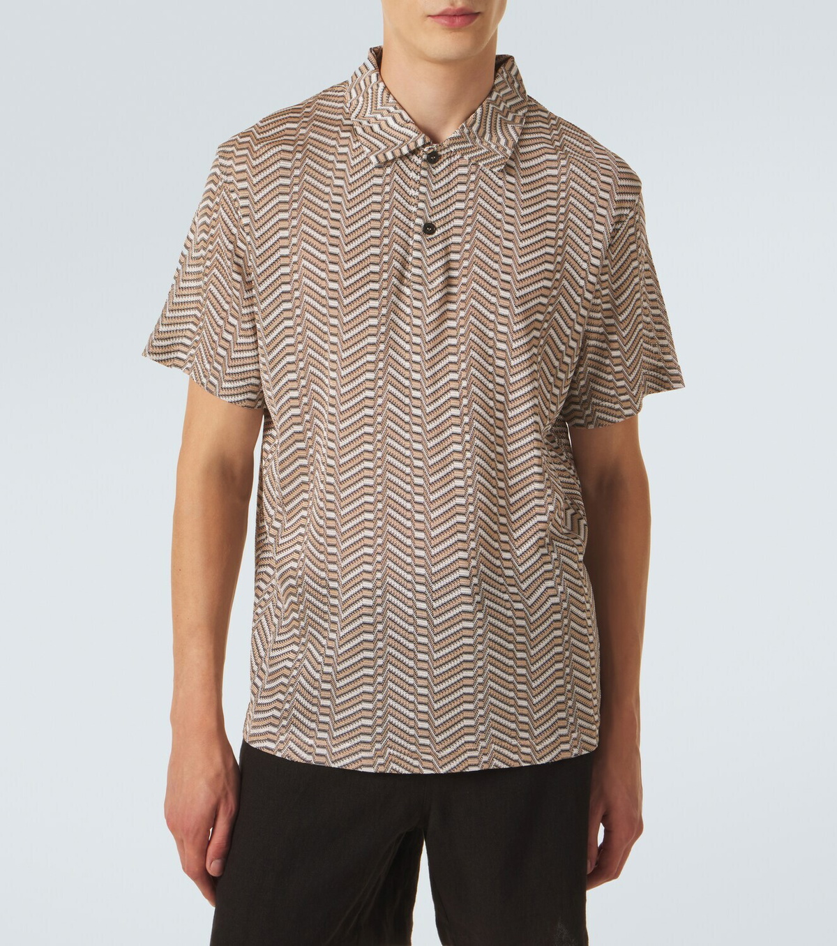 Missoni Wave bowling shirt