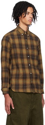 BEAMS PLUS Orange Tartan Shirt