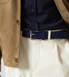Tod's Braided suede belt