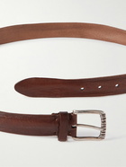 Brunello Cucinelli - 3cm Leather Belt - Brown