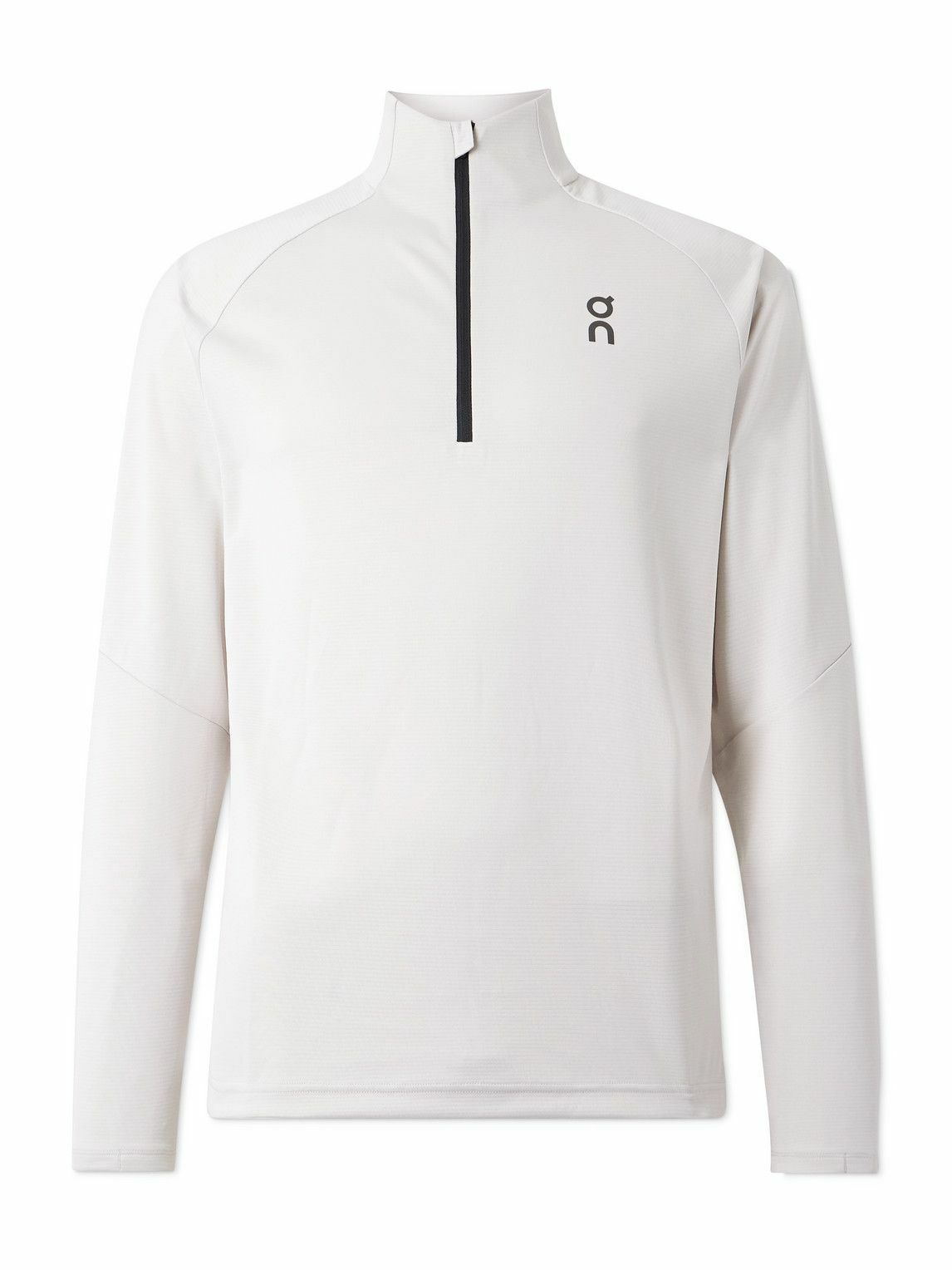ON - Climate Stretch Recycled-Jersey Half-Zip Top - White