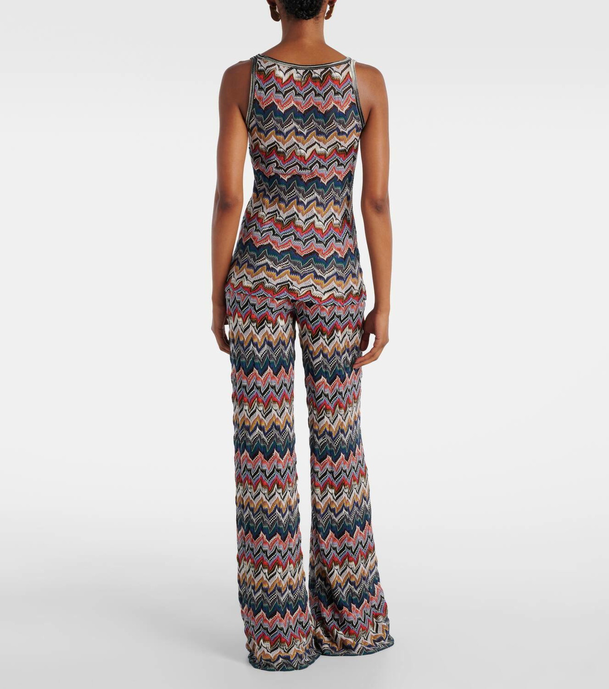 Missoni Zigzag lamé tank top