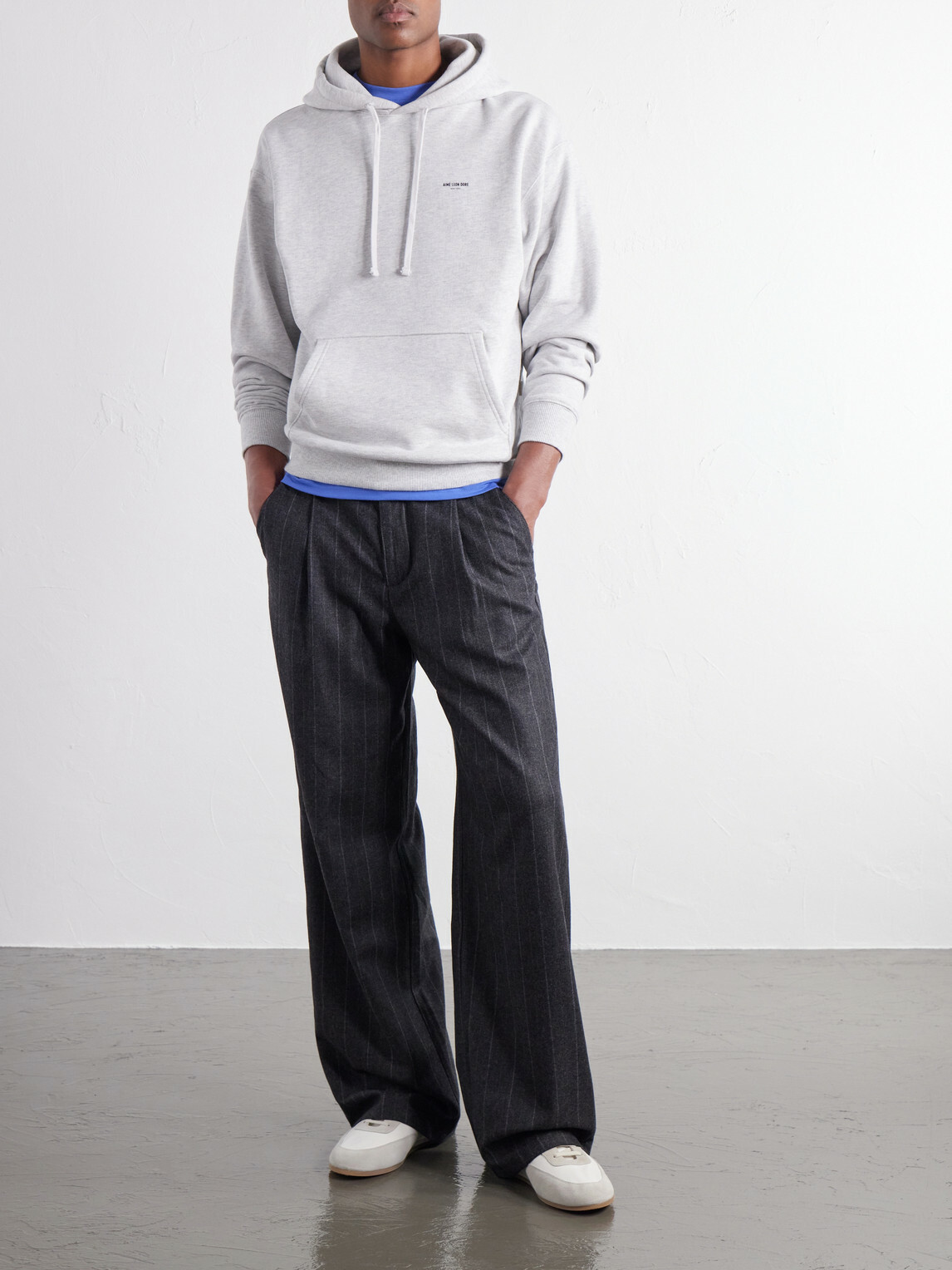 Aimé Leon Dore - Logo-Print Cotton-Jersey Hoodie - Gray