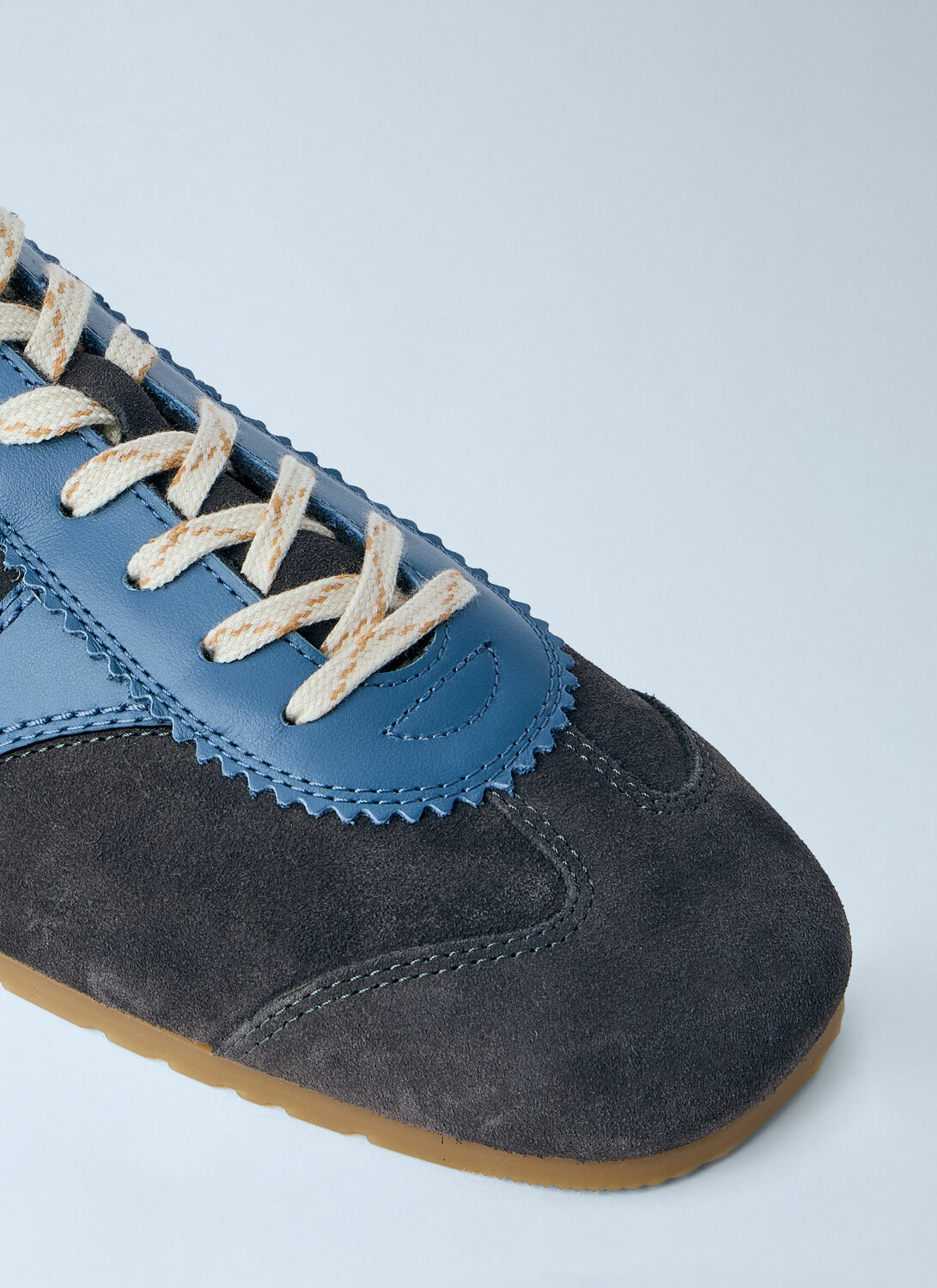 Dries Van Noten Suede Trimmed Sneakers