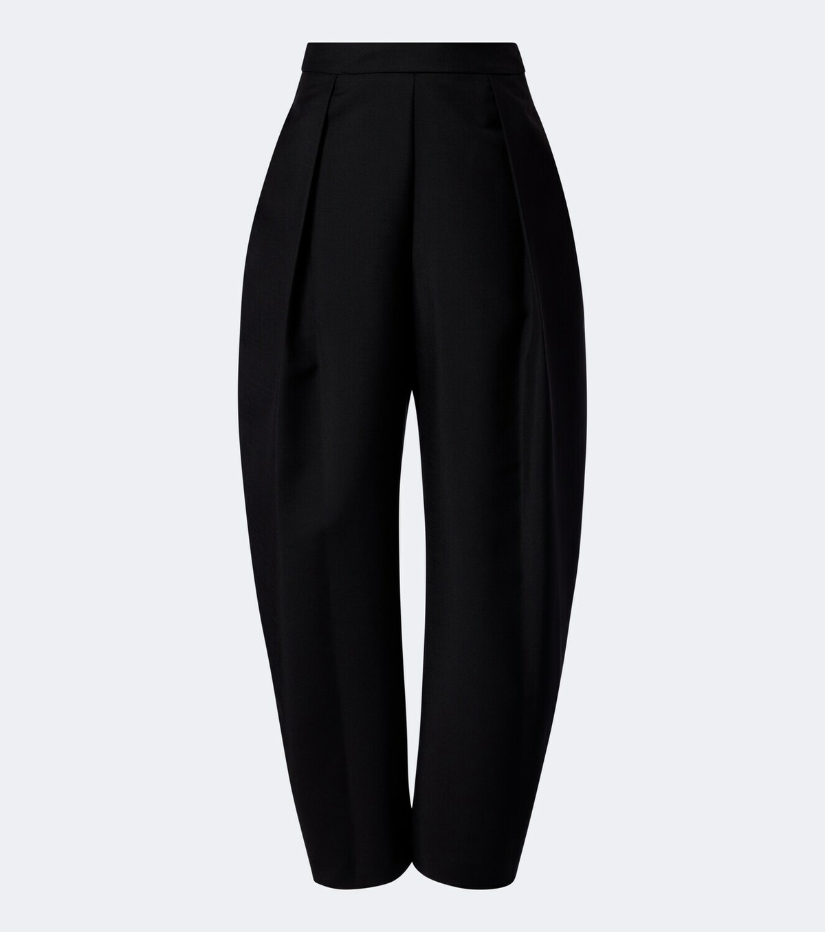 Róhe Wool and mohair barrel pants