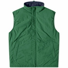 Beams Plus Men's CORDURA® Nylon MIL Puff Vest in Green