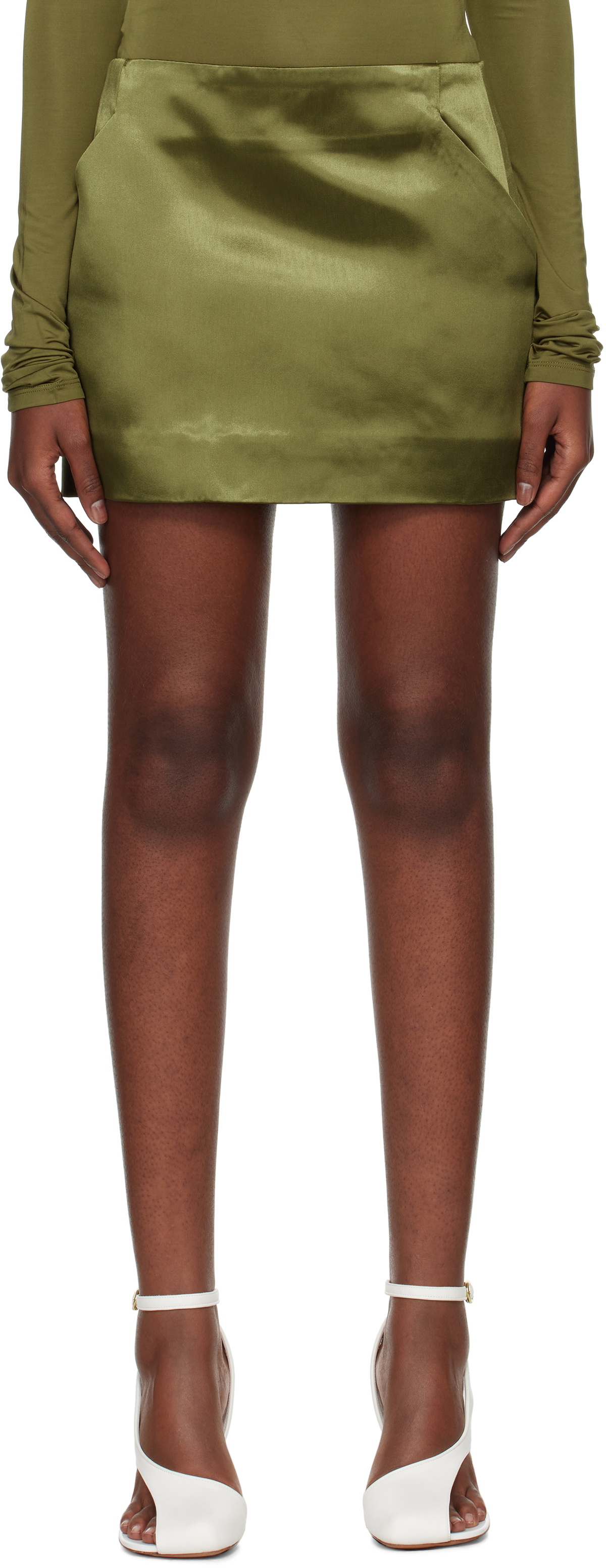Paris Georgia Green 09 Cass Miniskirt