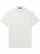 Ralph Lauren Purple label - Cotton-Blend Piqué Polo Shirt - White