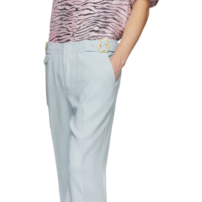Sies Marjan Blue Crepe Vice Trousers