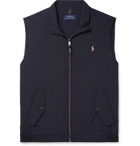 POLO RALPH LAUREN - Logo-Embroidered Recycled Shell Gilet - Blue
