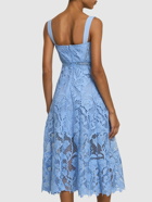 SELF-PORTRAIT Flared Lace Midi Dress